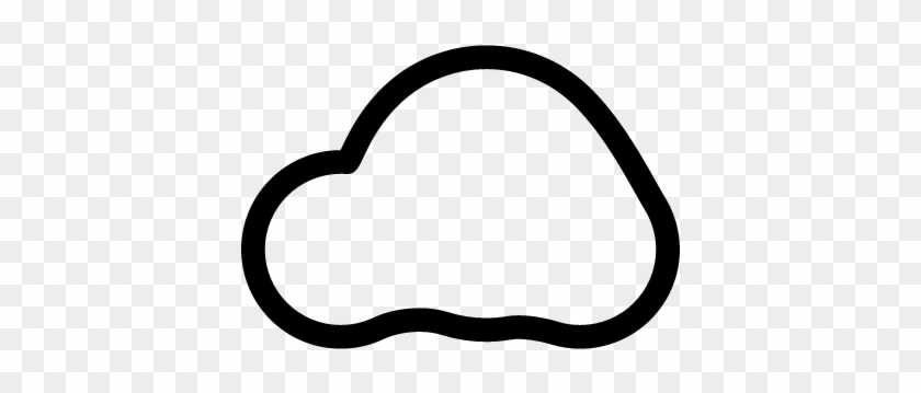 Blank Cloud Vector - Cloud Storage #1381560