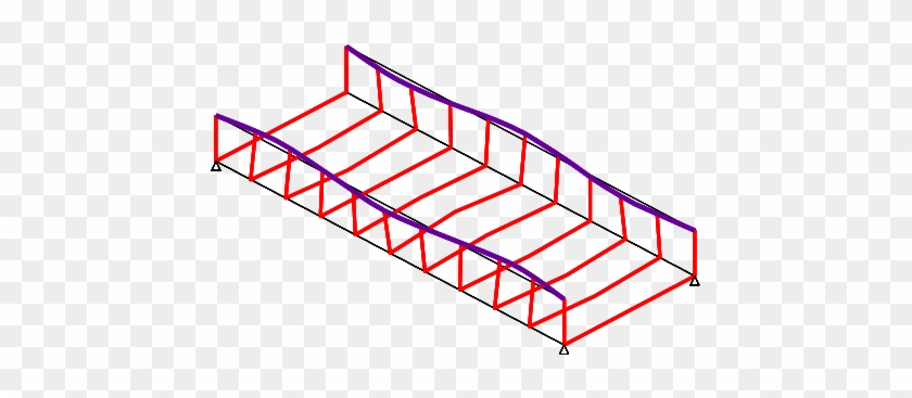 Constrained Buckling Mode Of Top Flanges - Buckling #1381587