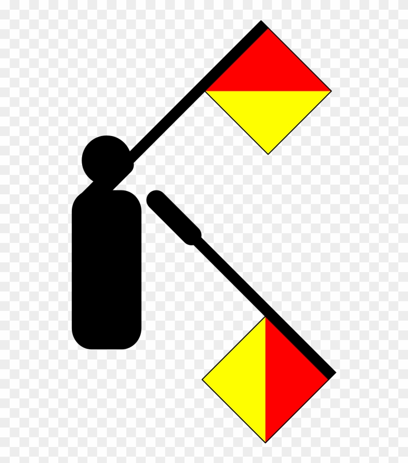 File - Semaphore X-ray - Svg - Semaphore Letter #1381806