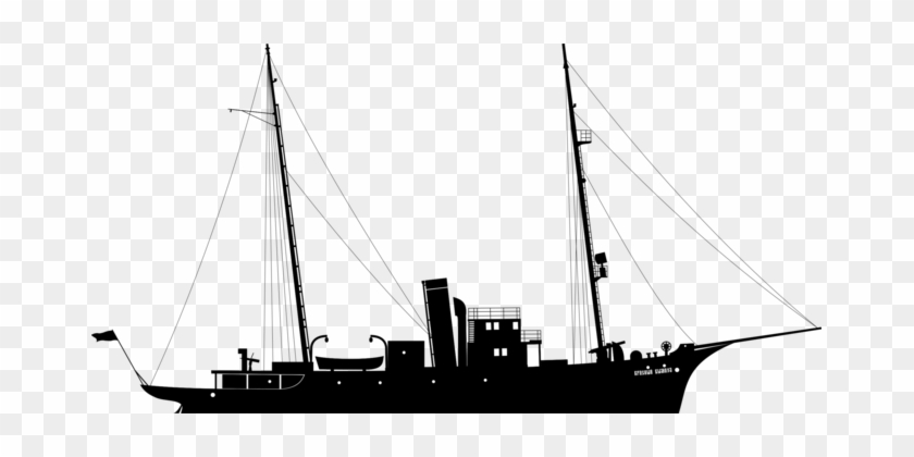 Naval Ship Sail Navy Boat - Navy Ship Vector Png #1381978