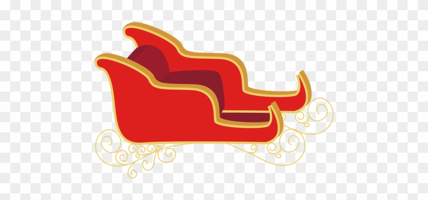 Santa Sleigh Png - Santa Sleigh Transparent Background #1382269