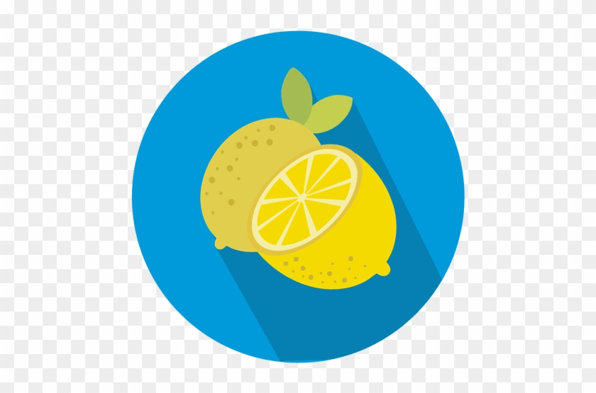 Lemon Circle Icon Transparent Clip Art Transparent - Lemon Icon Png #1382652