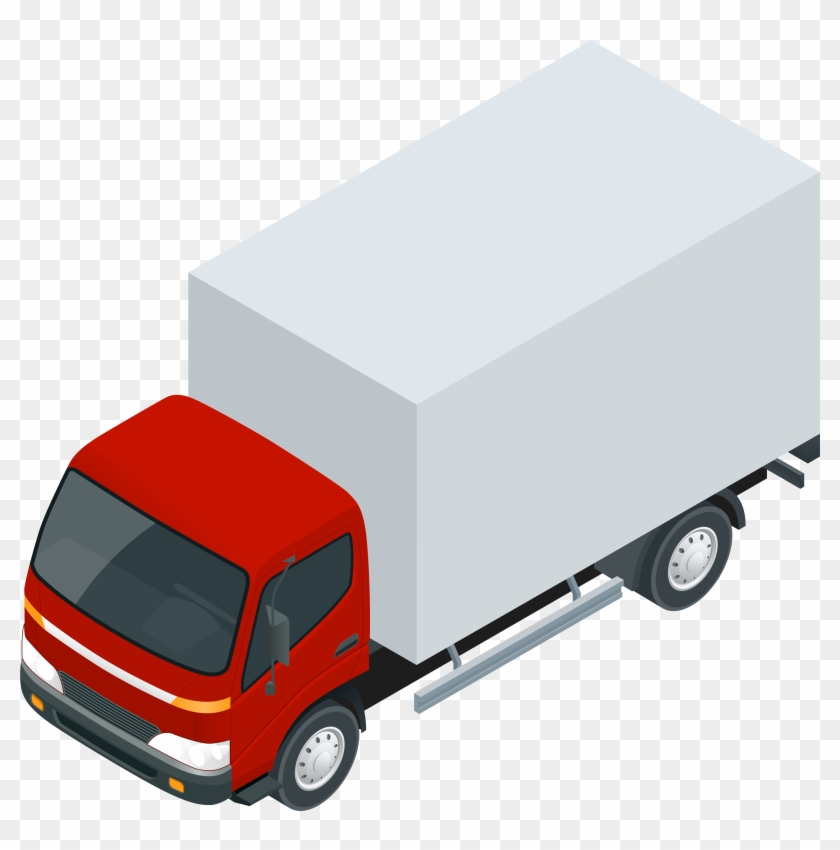 Red Truck Png Clip Art - Red Truck Png Clip Art #1382766