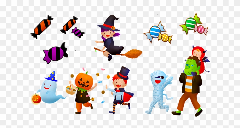 Halloween - Halloween Süßigkeiten Cartoon #1382971