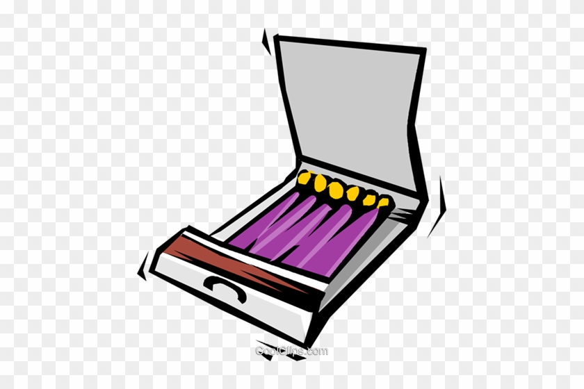 Book Of Matches Royalty Free Vector Clip Art Illustration - Book Of Matches Royalty Free Vector Clip Art Illustration #1383222
