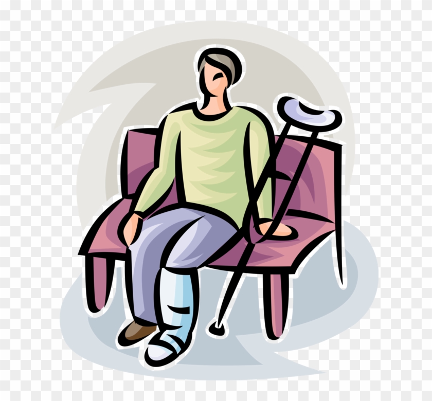 Accident Patient With Broken - Sitting #1384044