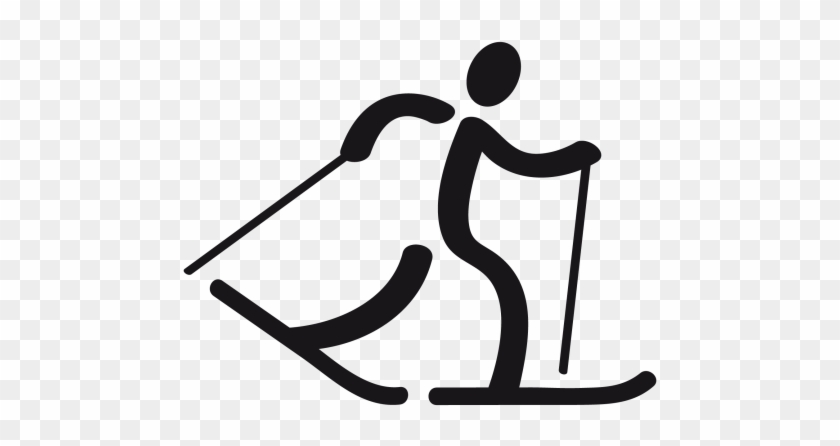 Cross Country Skiing Clip Art #1384094