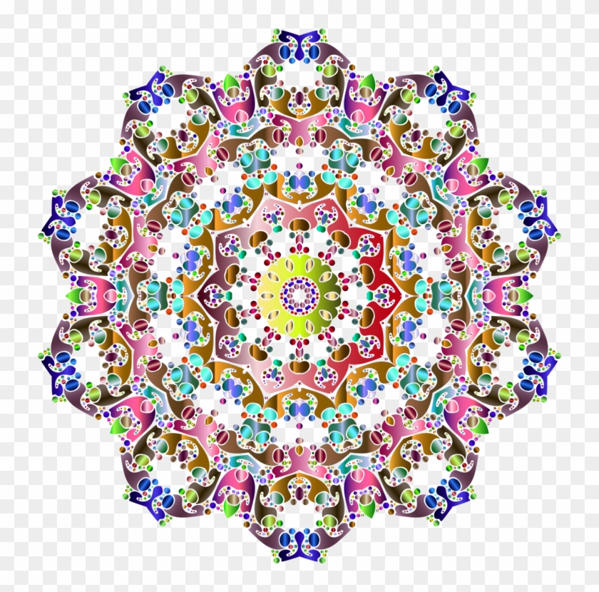 Insect Mandala Sticker Symbol Kaleidoscope - Mandalas With Insects #1384302
