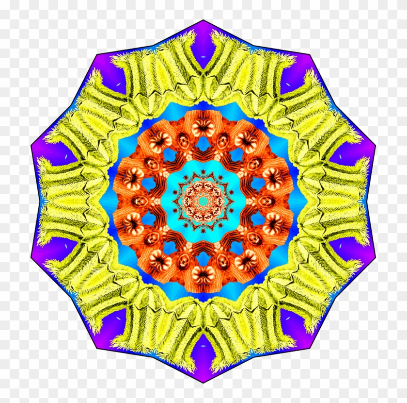 Symmetry Kaleidoscope Flower Point - Symmetry Kaleidoscope Flower Point #1384306