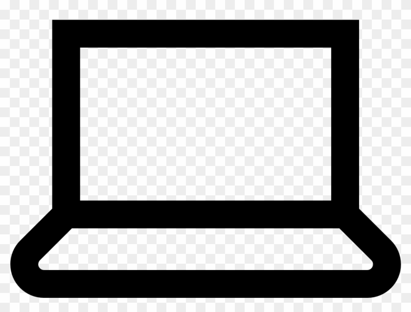 Black And White Laptop Vector Art Icon Web Icons Png - Laptop Icon Png White #1384369