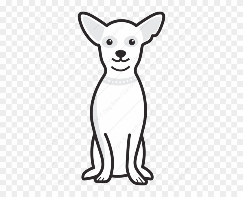 Freeuse Download Chihuahua Linear Edition Dog - Cartoon Chihuahua #1385307