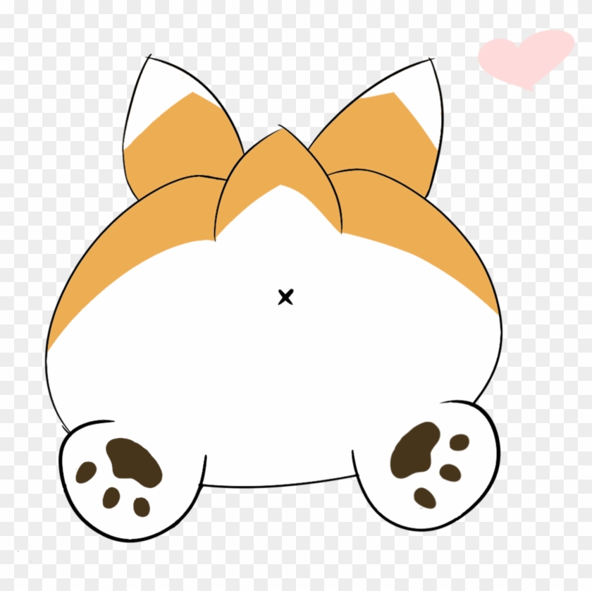 Graphic Royalty Free Download Butt Transparent Clip - Pembroke #1385576
