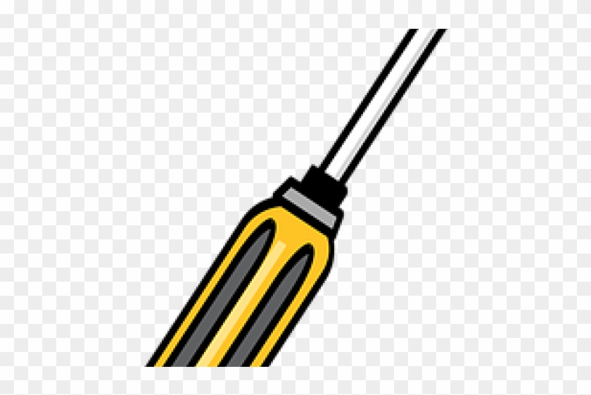 Screwdriver Clipart Screw Gun - Screwdriver Drawing #1385747