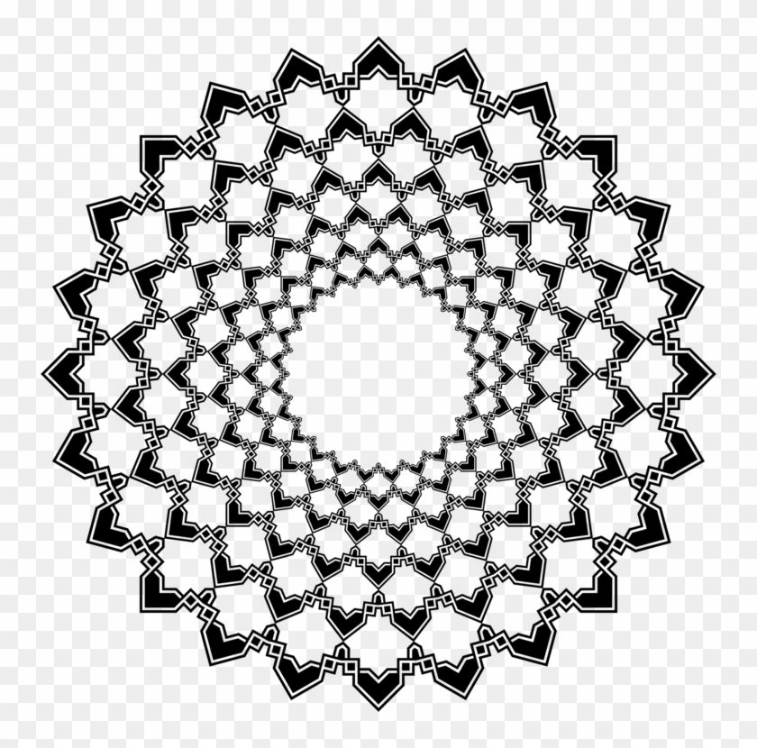 Gif Art Mathematics Giphy Wolfram Mathematica - Black Design In Circle Border Line Art #1386048