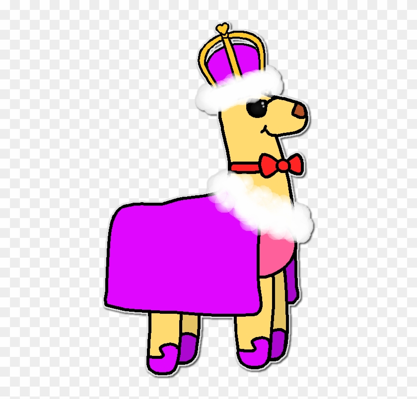 King Drawing By Xvanyx On Deviantart - Llama King Drawing #1386104