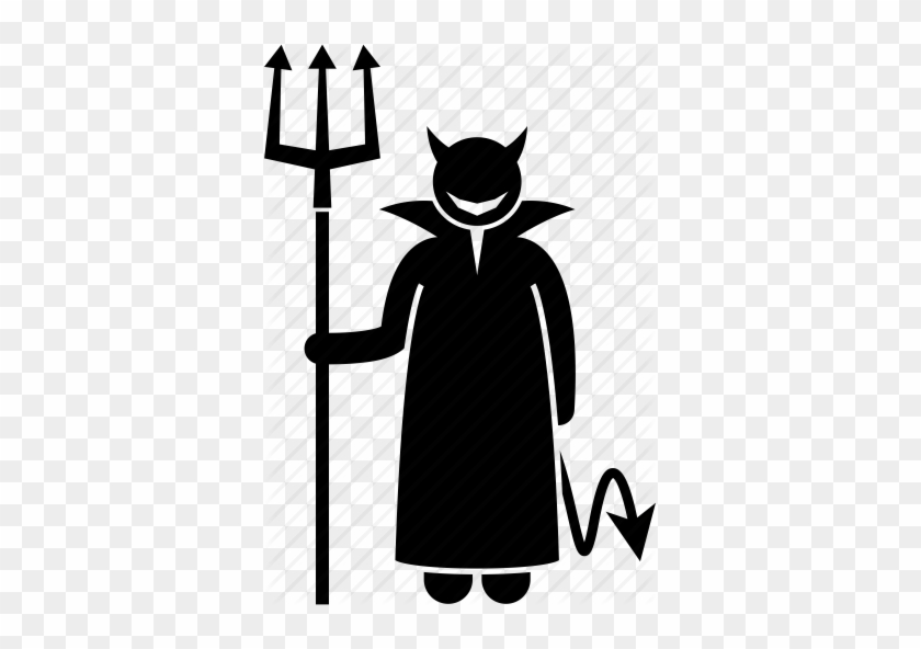 Satan Clipart Fork - Devil #1386696