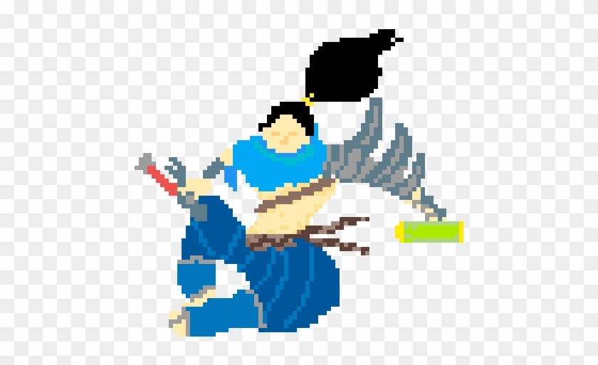 Yasuo Pixel Art - Yasuo Pixel Gif #1387133