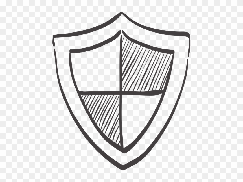 Picture Of A Shield - Shield Sketch Png #1387236