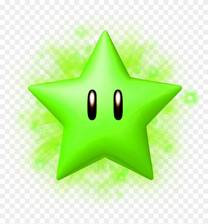 Super Mario Clip Art - Super Mario 3d World Green Star #216204