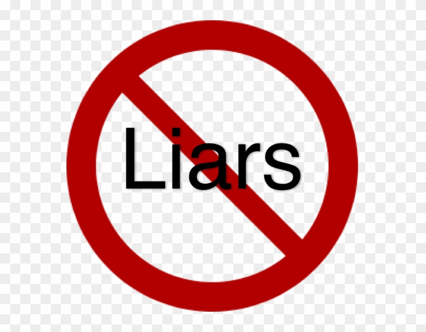 Image Of Word 'liars' Crossed Out - Sro 01 #216516