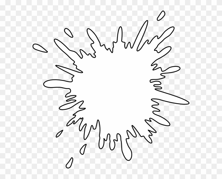 Splash Clipart White Paint - Splash Vector Png White #216572