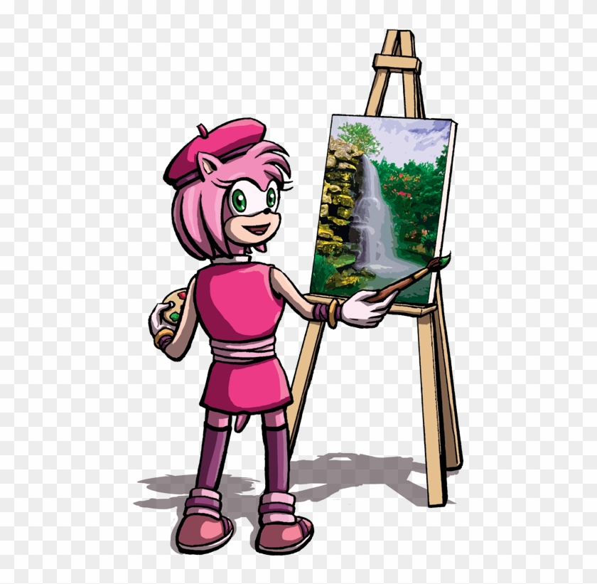 Amy Paints By Deathbychiasmus - Cartoon #216812