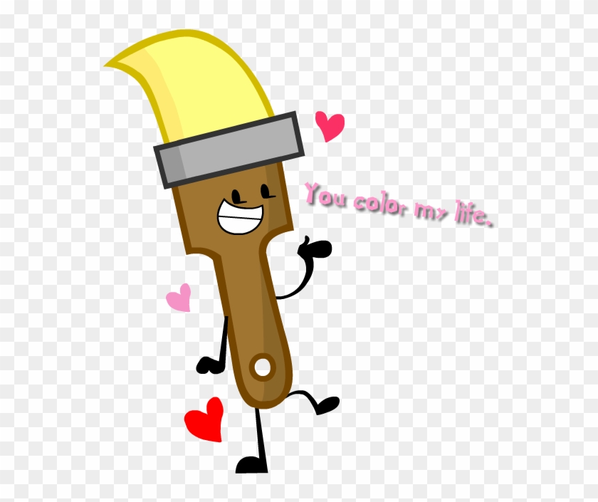 Paintbrush Valentine By Thetgrodz - Inanimate Insanity Paintbrush Gender #217300