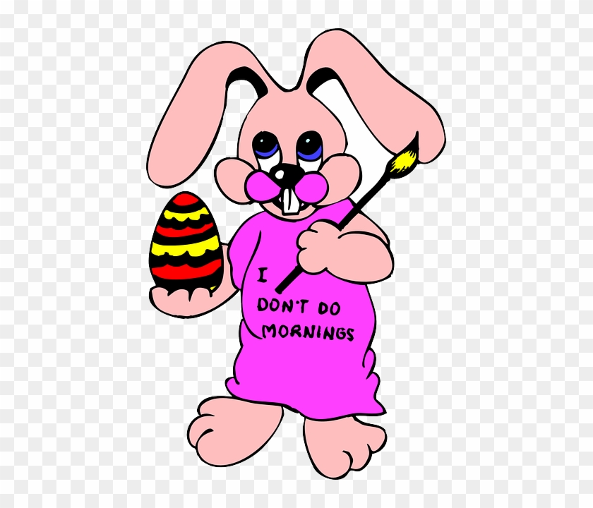 Joke Paint, Cartoon, Bunny, Egg, Shirt, Art, Humor, - Coloring Pages #217582