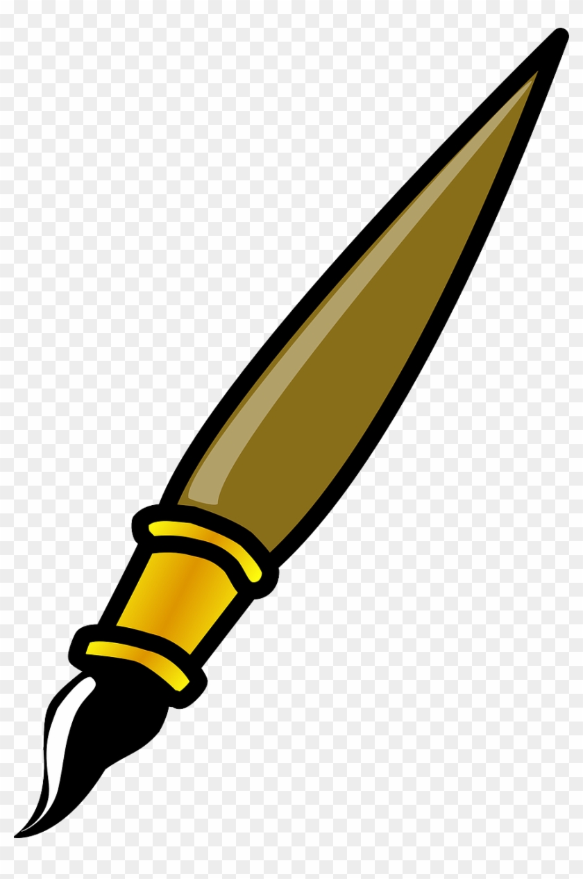 Palette - Paint Brush Clip Art #217783