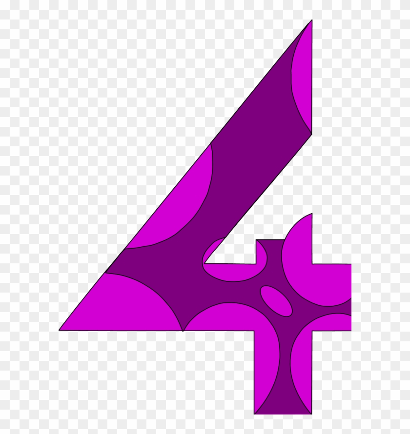 Number 4 Purple #218190