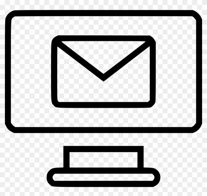 Computer Monitor Mac Pc Message Email Comments - E Learning Icon Png #218200
