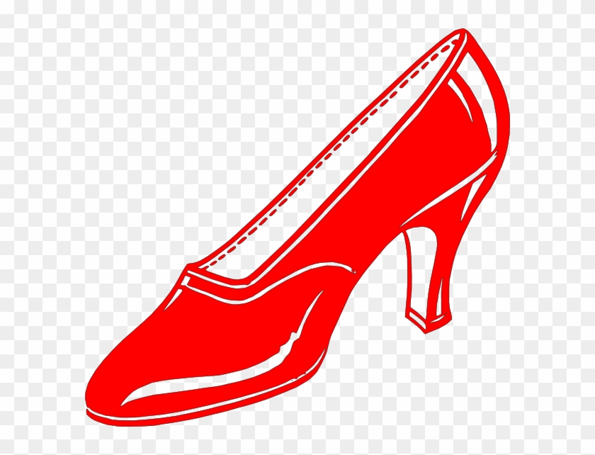 Red Heals Clip Art - Shoe Clip Art #218356