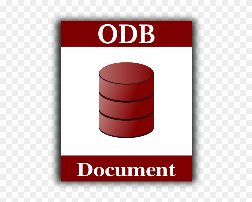 Database Icon Png Images - Icono Del Documento De Texto Open Office #218869