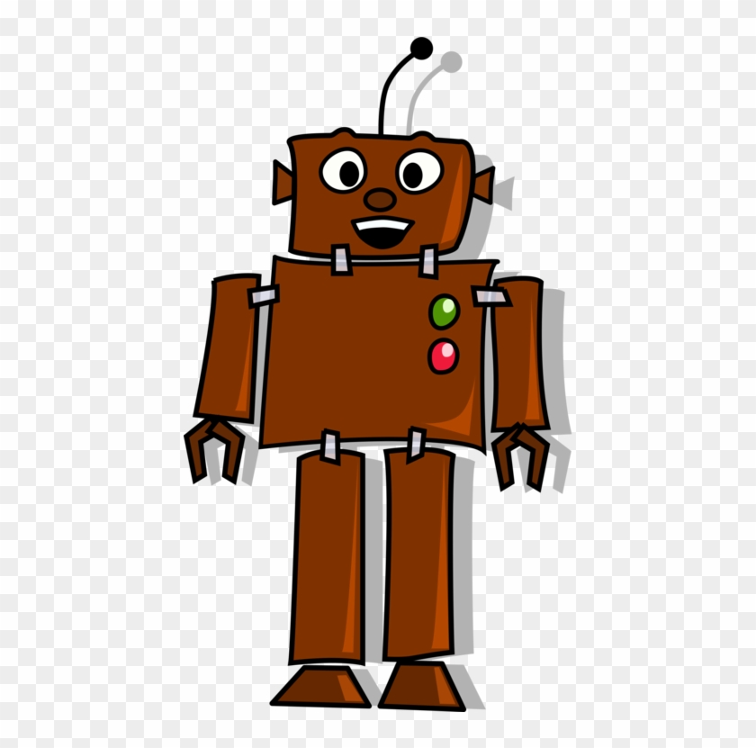 Robot Line Art Drawing Computer Icons - Robot Clip Art #1387982