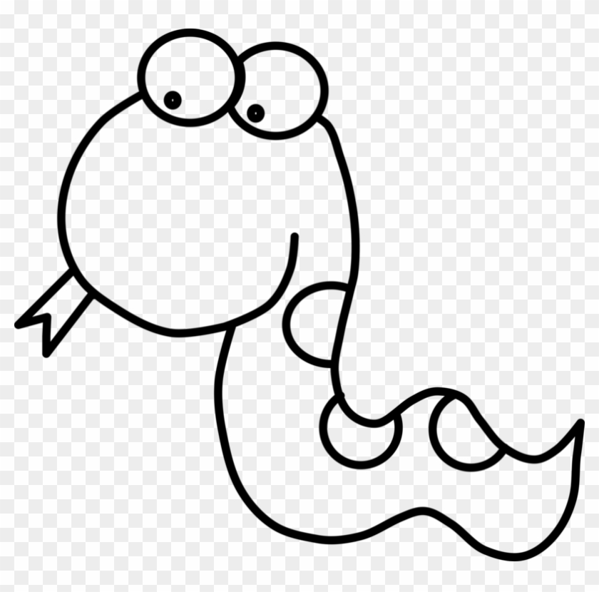 Burmese Python Drawing Snakes Ball Python - Cute Python Cartoon Drawing #1388185