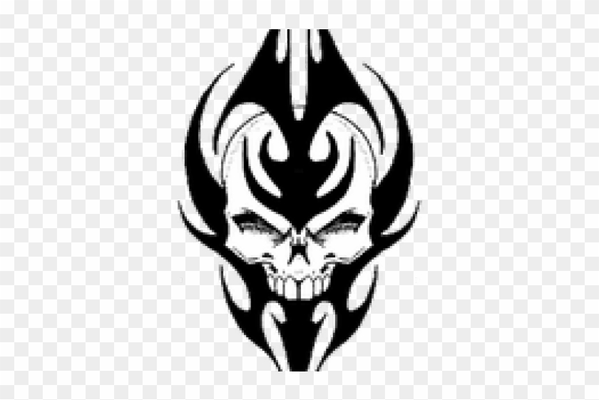 Tribal Skull Tattoos Clipart Devil - Best Skull Tattoos Tribal #1388805