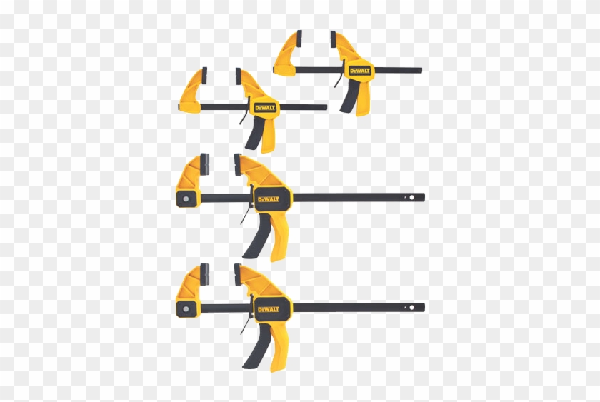 Medium And Large Trigger - Dewalt Medium And Large Trigger Clamps 4-pack Dwht83196 #1389857