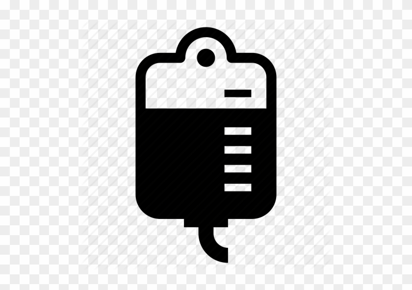 Blood Bag Icon Clipart Intravenous Therapy Blood Transfusion - Illustration #1390224