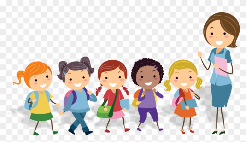 Children Png Cartoon - Teacher And Student Cartoon Png #1390428