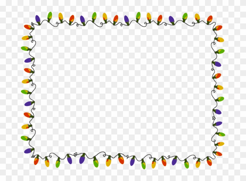 Christmas Lights Png Images - Border Clipart #1390908