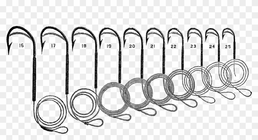 This Is A Wonderful Fishing Hook Digital Stamp - Digital Stamp #1391485