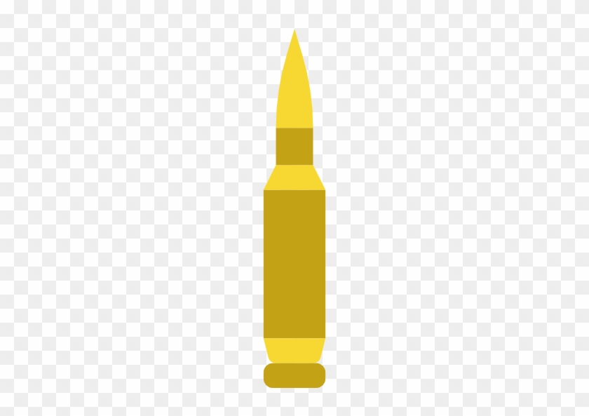 Bullet Free Icon - Gun Bullet Sprite Png #1391845
