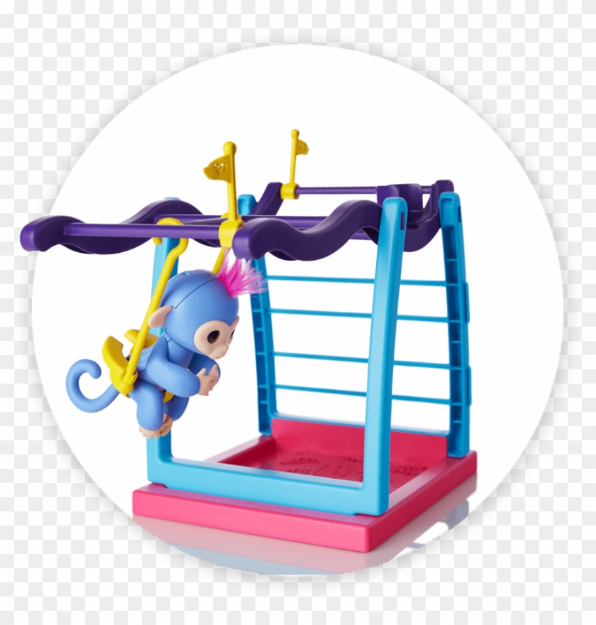 Fingerlings By Wowwee Monkey Playsets Monkey Bars And - Fingerlings Playset And Monkey #1391891