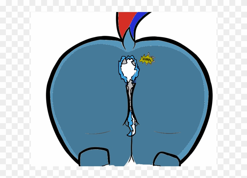 Butthole Drawing Macro Clipart Black And White - My Little Pony But Crush #1391996