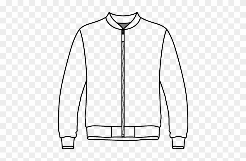 Design Custom Made Bomber - Jacket Outline Transparent #1392222