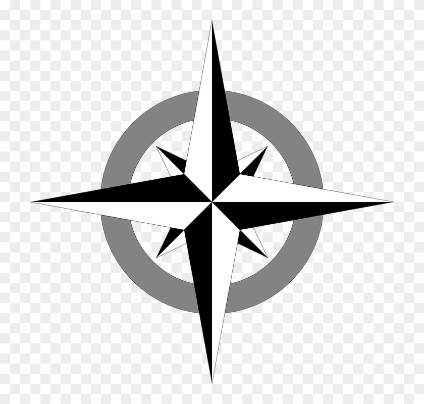 Cartography, Compass, Map, Compass Rose, Wind Rose - Compass Clip Art Png #1392615