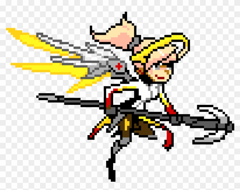 Mercy - Overwatch Pixel Sprays Grid #1392667