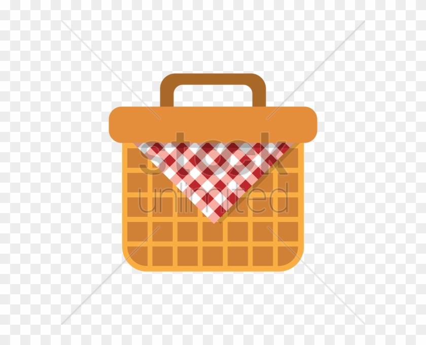 Picnic Basket Vector Clipart Picnic Baskets - Picnic Basket Vector #1393346