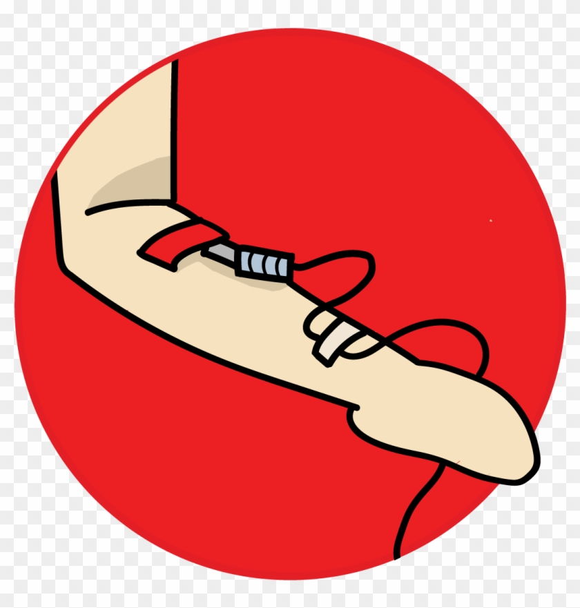 Blood Is Drawn From The Donor - Blood Is Drawn From The Donor #1393403