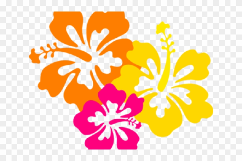 Flowers Borders Clipart Hibiscus - Hibiscus Clip Art #1393699